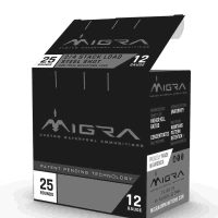 Migra Waterfowl Steel Shot Shotshells 12 ga 3" 1-1/4 oz 1430 fps #4#6 25/ct