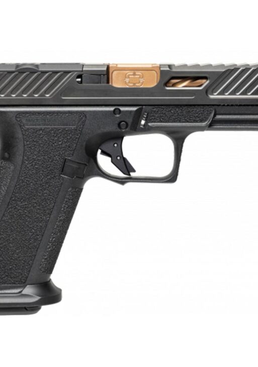 Shadow Systems DR920 Elite Slide Optic Handgun 9mm Luger 10rd Magazines (2) 4.5" Bronze Barrel Black