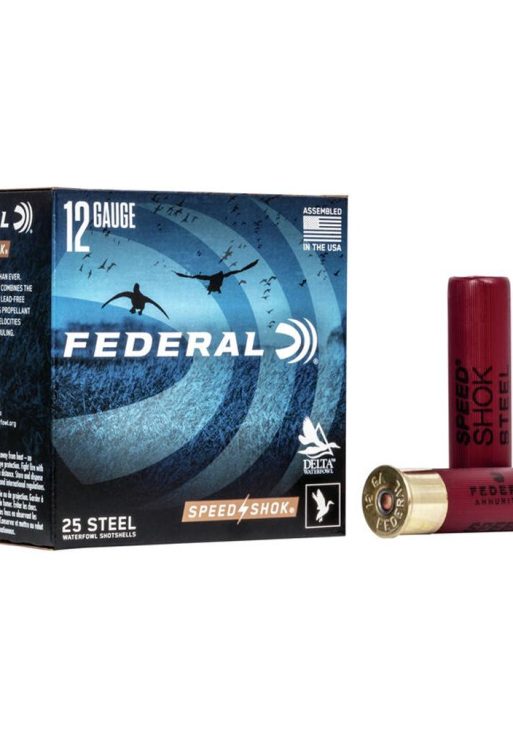 FEDERAL SPEED-SHOK HIGH VELOCITY STEEL 12GA 3-1/2" 1-3/8OZ T AMMO 25RD