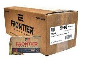 Hornady Frontier NATO FM193 Rifle Ammunition 5.56mm 55 gr FMJ 3240 fps 500/ct Case (25-20ct Boxes)
