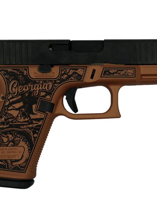 Glock 19 Gen 5 Custom "Georgia Clay" Handgun 9mm Luger 15rd Magazines (3) 4.02" Barrel Front Serrations Austria