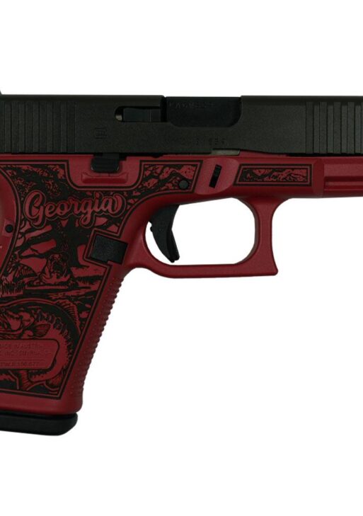 Glock 19 Gen 5 Custom "Georgia Red" Handgun 9mm Luger 15/rd Magazines (3) 4.02" Barrel Front Serrations Austria