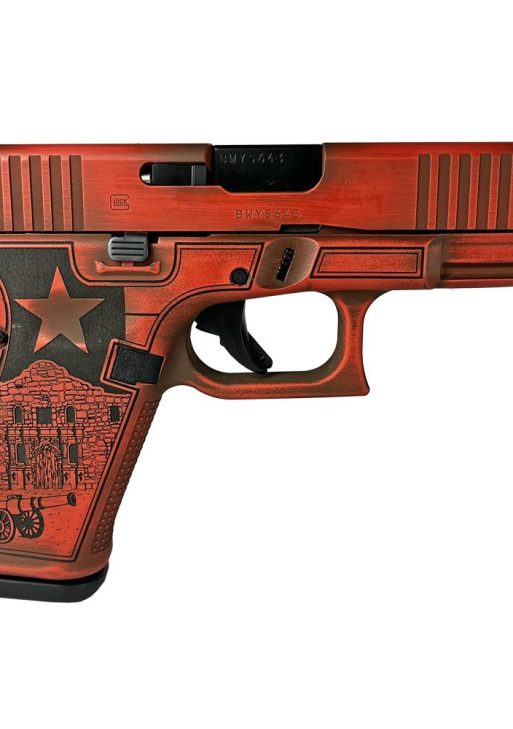 Glock 19 Gen 5 Custom "Texas Orange" Handgun 9mm Luger 15rd Magazines (3) 4.02" Barrel Austria