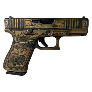 Glock 19 Gen 5 Custom "Western" Handgun 9mm Luger 15/rd Magazines (3) 4.02" Barrel Austria