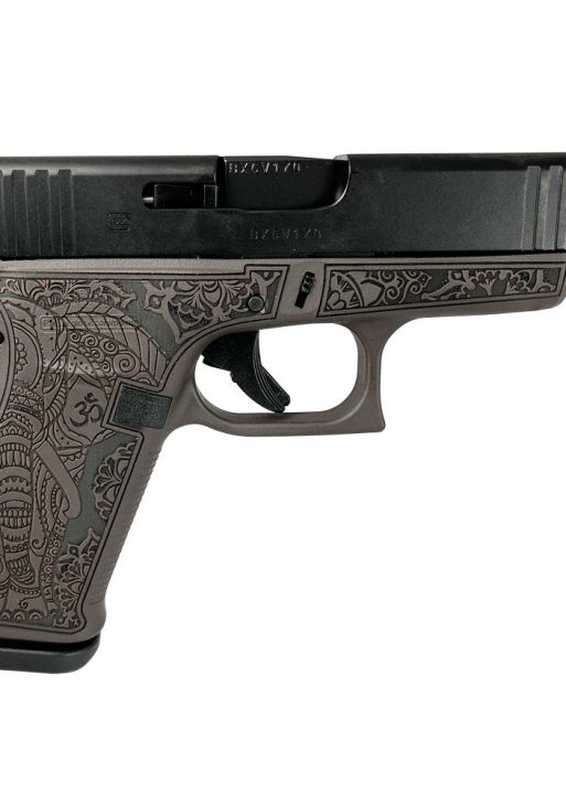 Glock 48 Custom "Vortex Bronze Elephant Engraved" Handgun 9mm Luger 10/rd Magazines (2) 4.17" Barrel Austria