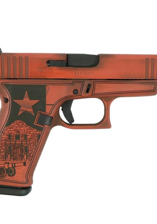 Glock 48 Custom "Texas Orange" Handgun 9mm Luger 10rd Magazines (2) 4.17" Barrel Austria