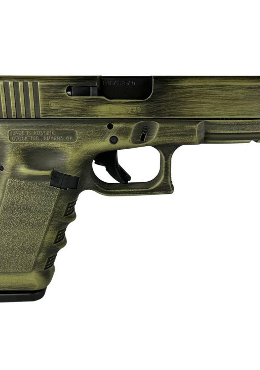 Glock 17 Gen 3 Custom "Bazooka Green Destressed" Handgun 9mm Luger 17/rd Magazines (2) 4.49" Barrel Austria