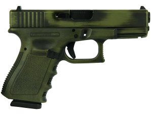 Glock 19 Gen 3 Custom "Bazooka Green Distressed" Handgun 9mm Luger 15rd Magazines (2) 4" Barrel Austria