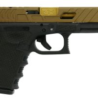 Glock 19 Gen 3 Custom "Chainmail Stippled Frame Bear Cut Slide" Handgun 9mm Luger 15/rd Magazines (2) 4.6" Zaffiri Precision Threaded Barrel