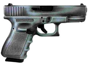 Glock 19 Gen 3 Custom "Crushed Silver Distressed" Handgun 9mm Luger 15rd Magazines (2) 4" Barrel Austria