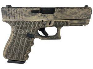 Glock 19 Gen 3 Custom "Marble Stipple Frame" Handgun 9mm Luger 15rd Magazines (2) 4" Barrel Austria