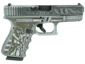 Glock 19 Gen 3 Custom "Live or Die Patriot Gray" Handgun 9mm Luger 15rd Magazines (2) 4" Barrel Austria