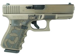 Glock 19 Gen 3 Custom "Revolution Engraved Colonial Brown" Handgun 9mm Luger 15rd Magazines (2) 4.02" Barrel
