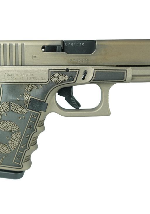 Glock 19 Gen 3 Custom "Revolution Engraved Colonial Brown" Handgun 9mm Luger 15rd Magazines (2) 4.02" Barrel