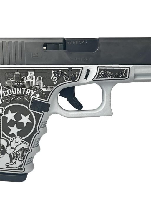 Glock 19 Gen 3 Custom "Tennessee-Navy Gray" Handgun 9mm Luger 15rd Magazines (2) 4.02" Barrel