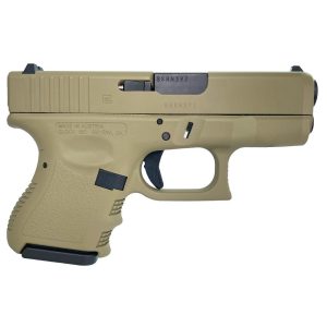 Glock 27 Gen 3 Custom "FDE" Subcompact Handgun .40 S&W 9rd/Magazines (2) 3.4" Barrel Austria