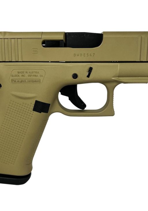 Glock 43x MOS Custom "FDE" Subcompact Handgun 9mm Luger 10rd Magazines (2) 3.41" Barrel Front Rail Austria