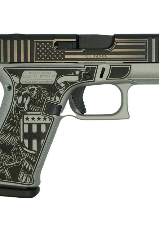 Glock 43X MOS Trump "Take America Back" Satin Aluminum Handgun 9mm Luger 10rd Magazines(2) 3.4" Barrel Accessory Rail USA Made