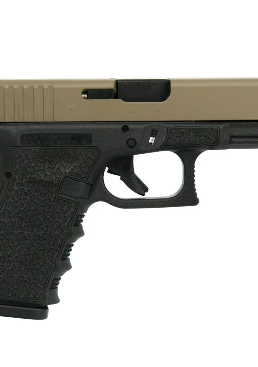 Glock 19 Gen 3 Custom "FDE Slide Polymer Cobblestone Stippled Frame" Compact Handgun 9mm Luger 15/rd Magazines (2) 4.02" Barrel USA