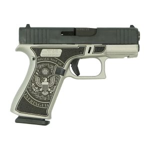 Glock 43X "2nd Amendment" Grey/Black Handgun 9mm Luger 10rd Magazines(2) 3.4" Barrel Accessory Rail USA Made