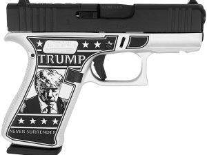 Glock 43x Custom "Trump Mug Shot" Optic Cut Handgun 9mm Luger 10rd Magazines (2) 3.4" Barrel Accessory Rail USA Made