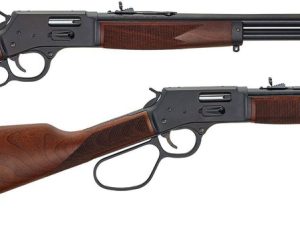 Henry Big Boy Steel Carbine Side Gate .44 Mag/.44 Special Rifle 7rd Magazine 16.5" Barrel Walnut Large Loop