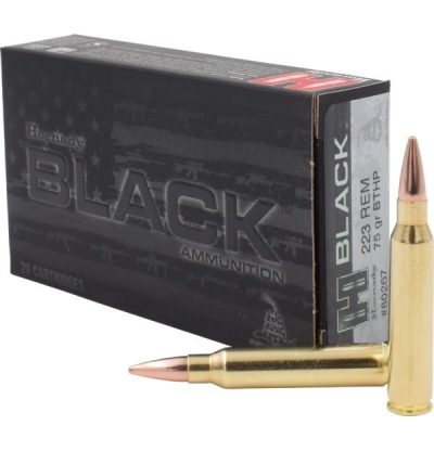 Hornady Black Rifle Ammunition .223 Rem 75 gr BTHP-M 2790 fps 20/ct
