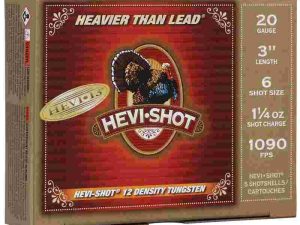 HEVI-Shot HEVI-13 Turkey Shotshells 20ga 3" 1-1/4oz 1090 fps #6 5/ct