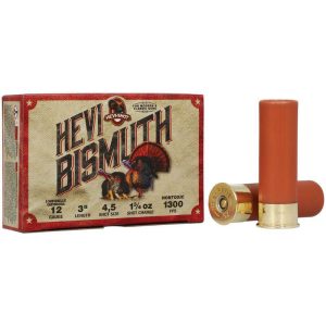 HEVI-Shot HEVI-Bismuth Turkey Shotshells 12ga 3" 1-3/4oz 1300 fps #4&#5 5/ct