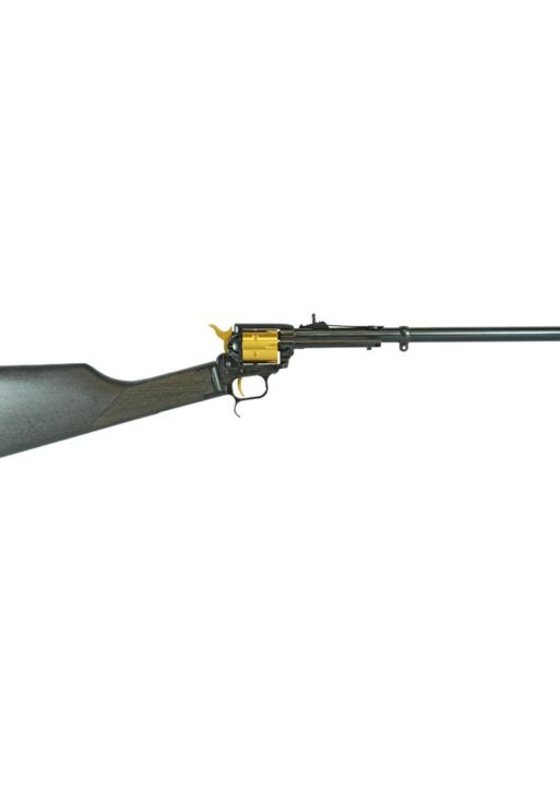 Heritage Rancher Black and Gold Carbine .22 LR 6rd Capacity 16" Barrel Wood Stock