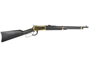 Heritage 92 Lever Action Rifle .44 Mag 8rd Capacity 18" PVD Gold Barrel Wood Stock