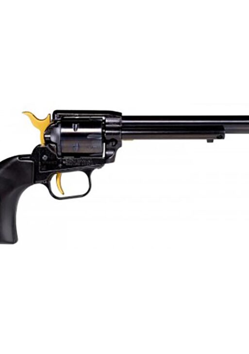Heritage Rough Rider Revolver .22 LR 6/rd 4.75" Barrel Black with Custom Gold Accents