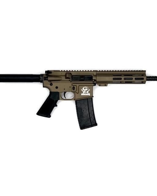 Great Lakes AR-15 Pistol .223 Wylde 30rd Magazine 7.5" Nitride Barrel Bronze Finish