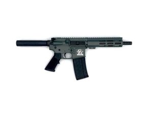 Great Lakes AR-15 Pistol .223 Wylde 30rd Magazine 7.5" Nitride Barrel Charcoal Green Finish
