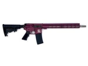 GLFA AR-15 Rifle .223 Wylde 30rd Magazine 16" Stainless Steel Black Cherry Frame