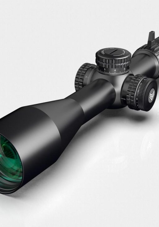 Swampfox Warhawk 3-15x50 Rifle Scope FFP RECCE MIL Reticle Black