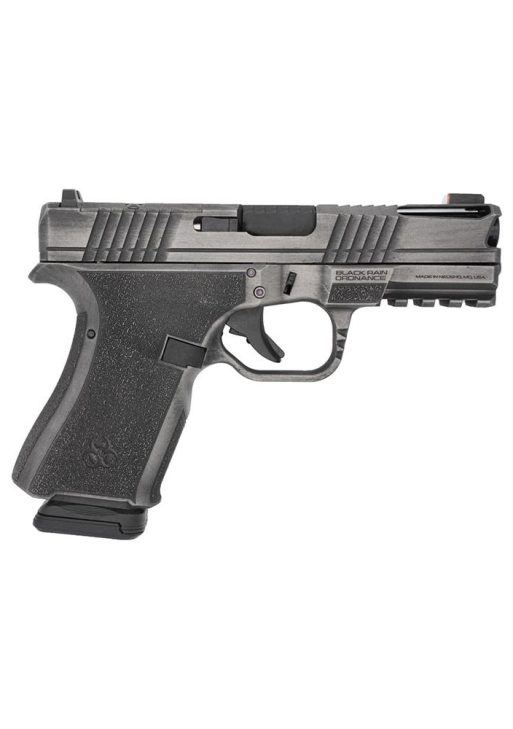 Black Rain Ordnance Frontline+ Handgun 9mm Luger 15rd Magazine 3.75" Barrel Gun Metal Grey Battleworn