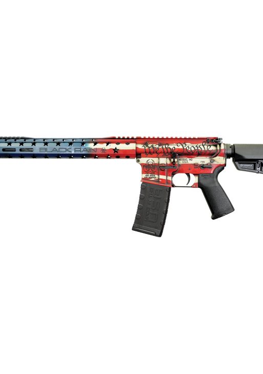Black Rain Ordnance Spec+ Patriot Rifle 5.56mm 30rd Magazine 16" Barrel Old Glory "We the People" Finish