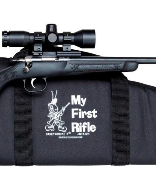 Keystone Synthetic .22LR Rifle w Scope Mount & Case