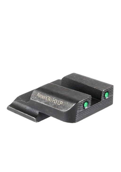 Ameriglo 2-Dot Tritium Rear Handgun Sight for S&W M&P (Excludes .22/.380/Shield/EZ/Pro) Green with Black