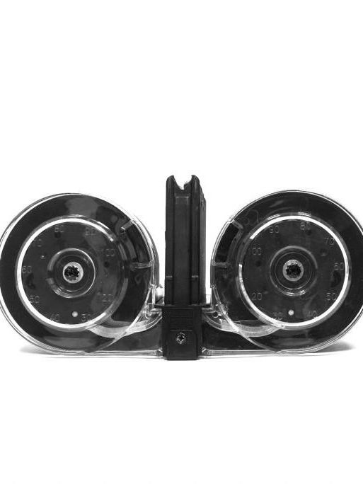 KCI USA AR-15 Gen 2 Rifle Drum Magazine .223 REM/5.56x45mm 100/rd Black
