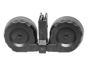 KCI USA Drum Rifle Magazine Black for AK 5.56 100/rd