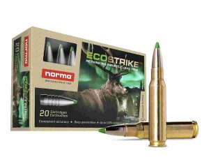 Norma EcoStrike Rifle Ammunition .308 Win 150gr PT 2592 fps 20/ct
