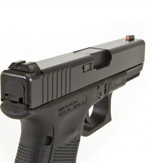 Perfect Dot Off Student Gun Accur8 NS Set w/Org Frnt+Blk Sq for Glk 17-39