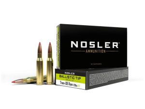 Nosler Ballistic Tip Rifle Ammunition 7mm-08 120gr Ballistic Tip Hunting Ammo (20 ct.)