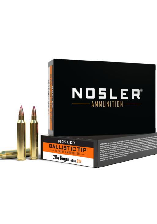 Nosler 204 Ruger 40gr Ballistic Tip (20 ct.) Ammunition