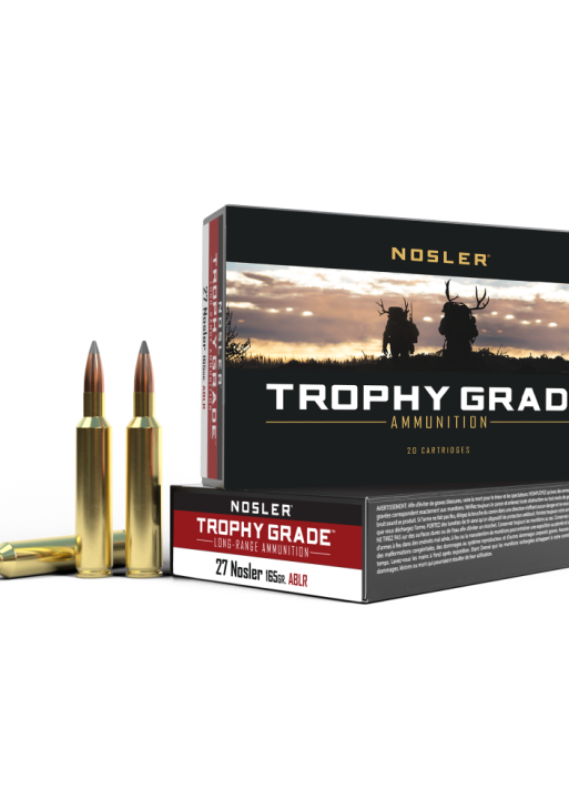 27 Nosler 165gr ABLR (20 ct.) Ammunition