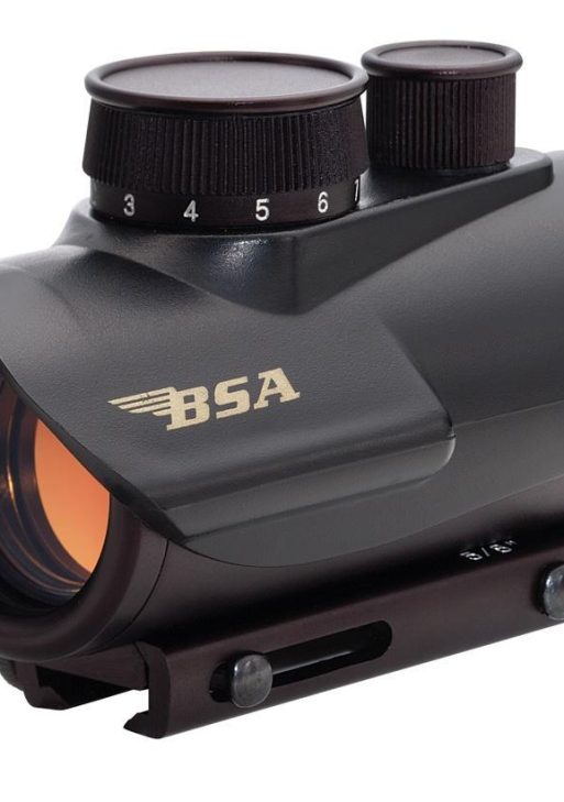 BSA Illuminated Red Dot Sight 1x30mm 5 MOA Red Dot - Black
