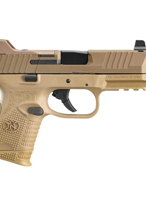 FN 509 Compact Tactical Handgun 9mm Luger 12rd & 24rd Magazines (2) 4.32" Barrel FDE