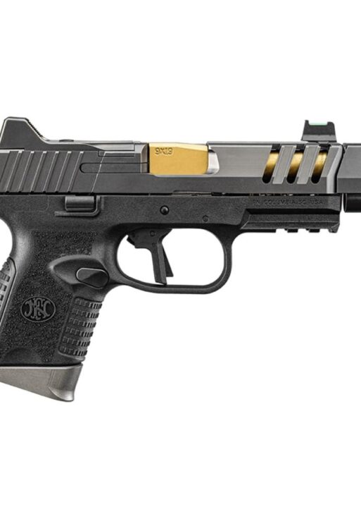 FN 509 CC Edge Handgun 9mm Luger 10rd Magazines (3) 4.2" Barrel Black NMS